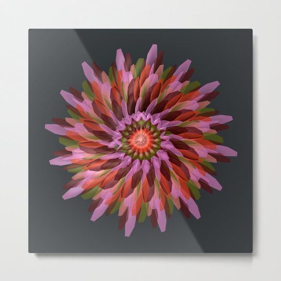 Falling Bloom Metal Print