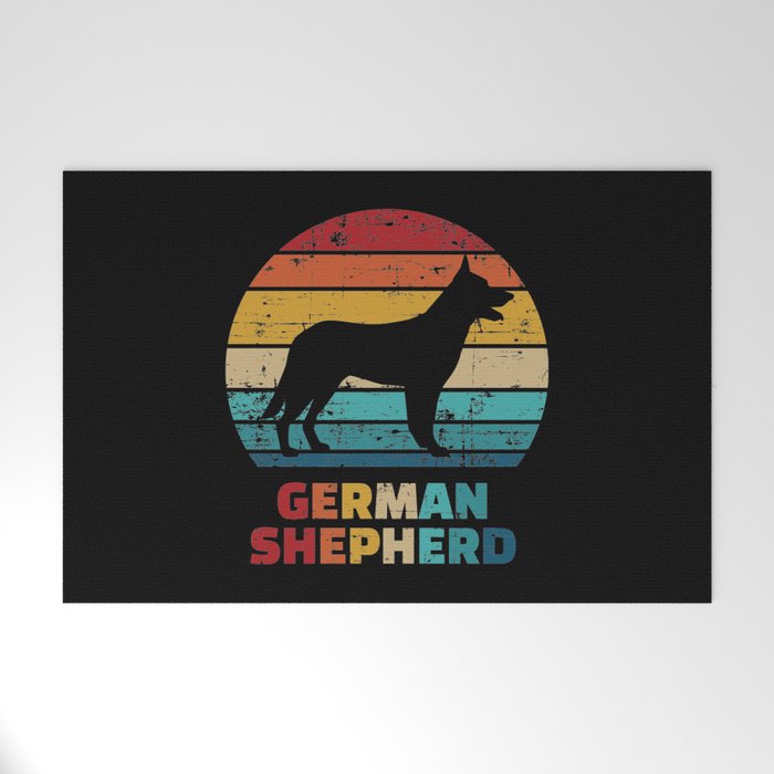 German shepherd store welcome mat