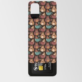 Bear Coffee Pattern by Tobe Fonseca Android Card Case