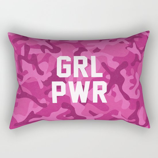 GRL PWR Rectangular Pillow