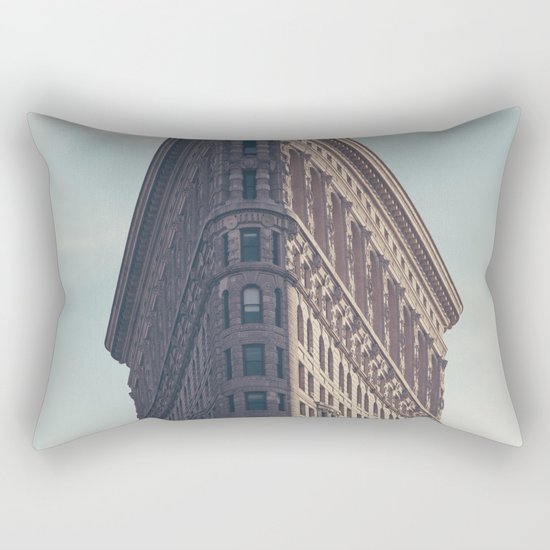 Flat Flat Iron - NYC Rectangular Pillow