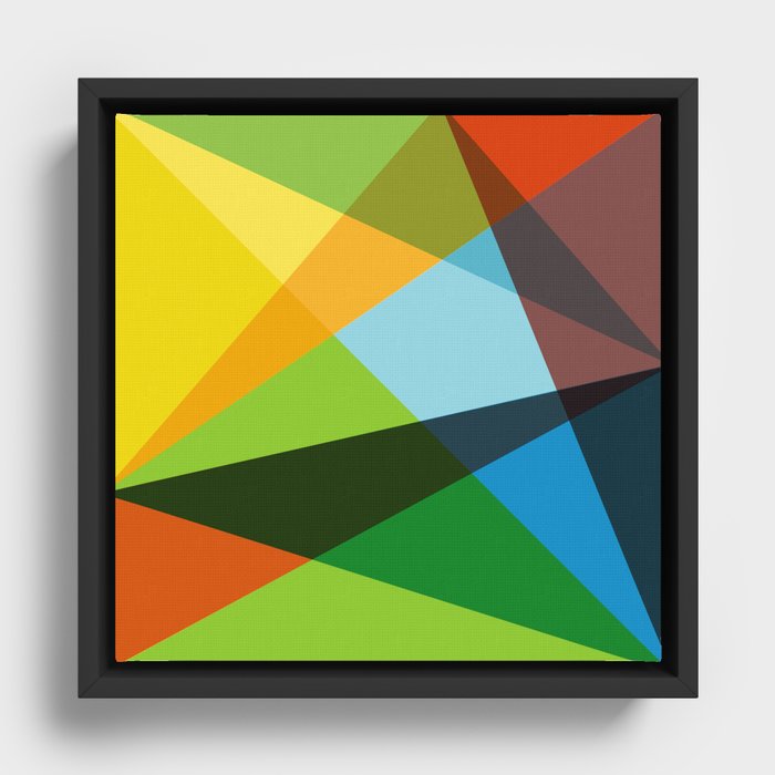 Kaleidoscope Framed Canvas
