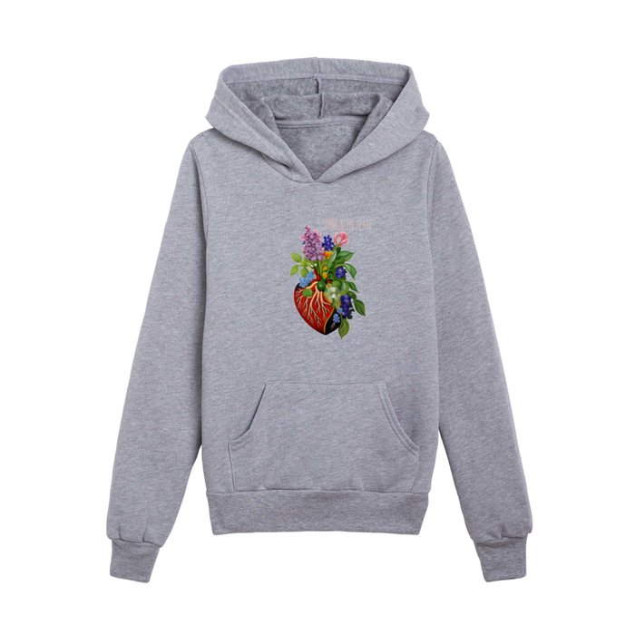 Spring in the heart 02 Kids Pullover Hoodie