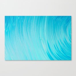 BLUE AND WHITE ABSTRACT PAINTING Canvas Print