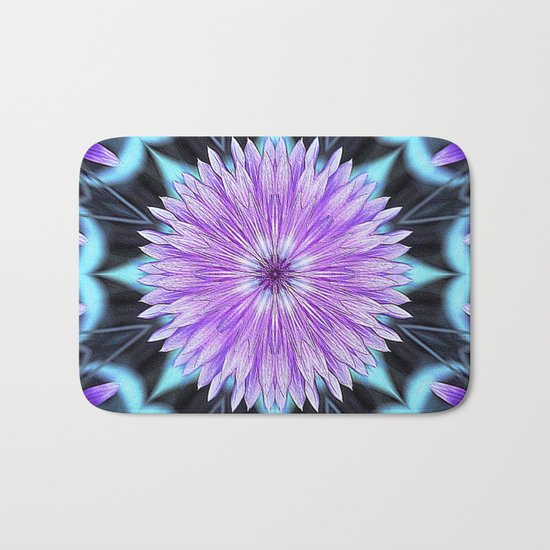 Floral Kaleidoscope Bath Mat