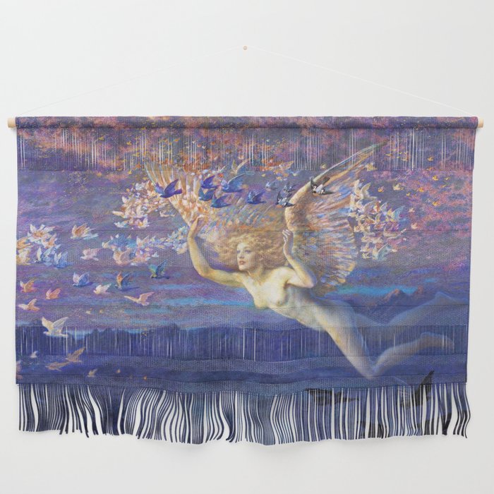 Wings of the Morning - Edward Robert Hughes Wall Hanging