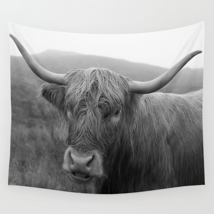 Highland cow I Wall Tapestry