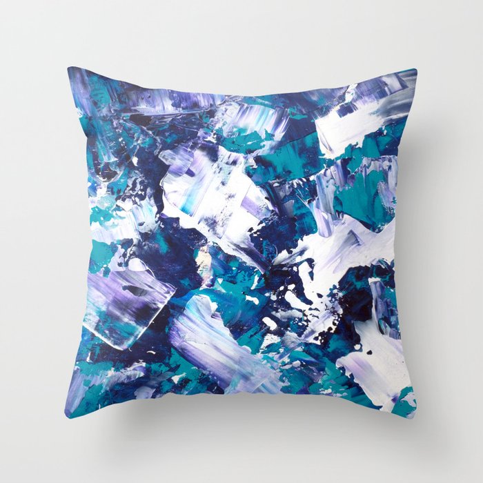 Teal and shop purple throw pillows