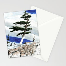 Windy Winter Stationery Cards