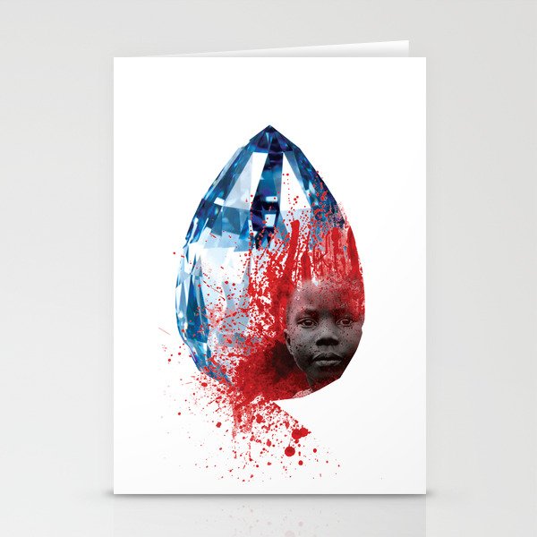"Blood Diamond" by Keith Moses Wardlaw A.K.A. kmoses215 Stationery Cards