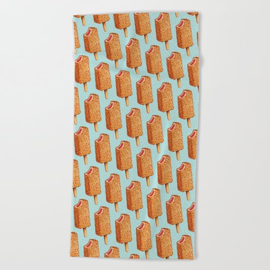 Popsicle Pattern- Strawberry Shortcake Beach Towel