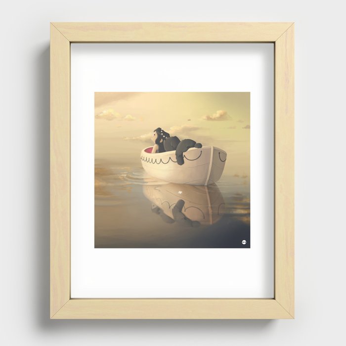 The Life of Tri Recessed Framed Print