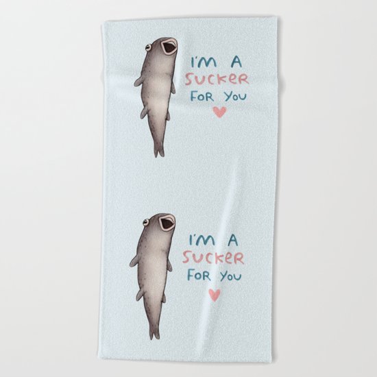 Suckerfish Beach Towel