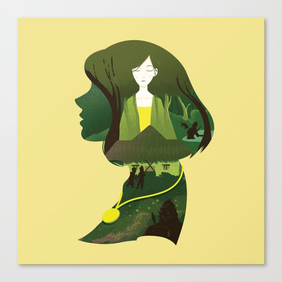 On My Mind Canvas Print