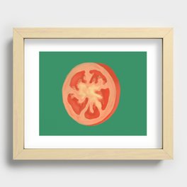 Friday Night Tomato Recessed Framed Print
