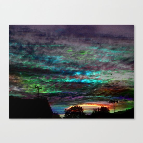 WaterColor SunSet Canvas Print
