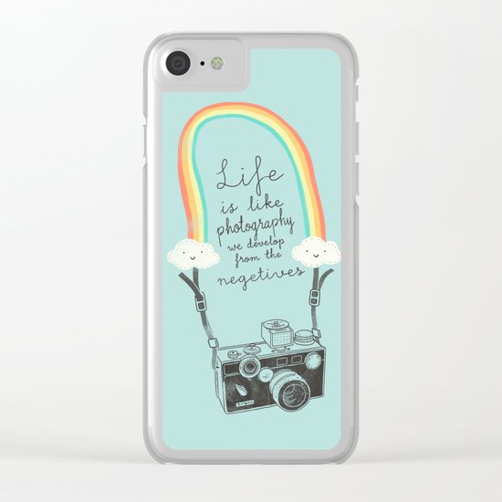 Life is like Photography Clear iPhone Case