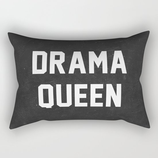 Drama Queen Rectangular Pillow