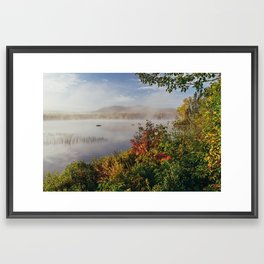 Fall Colors in New England Framed Art Print