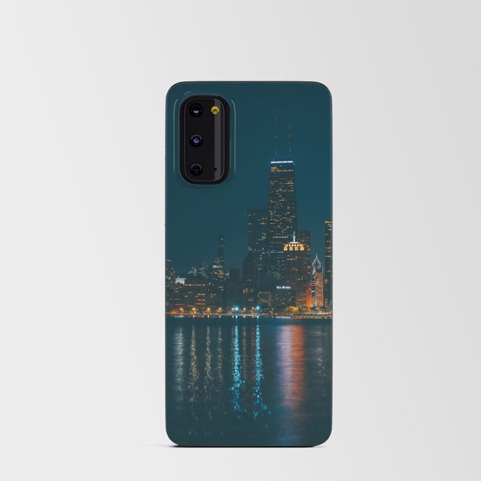 Chicago Skyline at Night Android Card Case