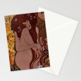 Beethoven Frieze by Gustav Klimt ,No.2, Stationery Card