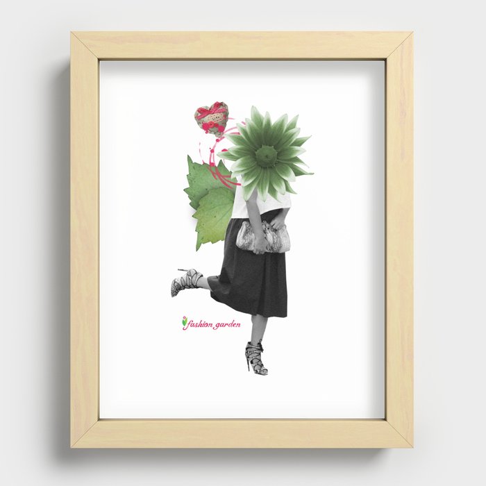 Green Fly Recessed Framed Print