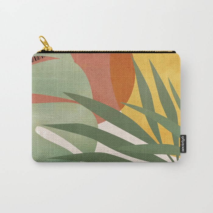 Tropical Garden Leaves 04 Carry-All Pouch