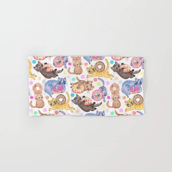 Sprinkles on Donuts and Whiskers on Kittens Hand & Bath Towel