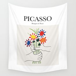 Picasso - Bouquet of Peace Wall Tapestry