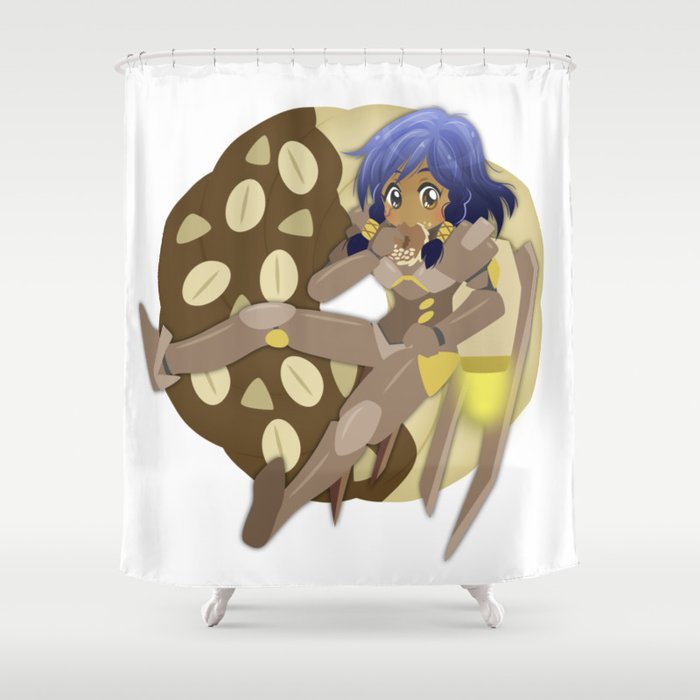 Donuts Chocolate Frosted Cruller With Peanuts Shower Curtain By Donuts Chocolate Frosted Cruller With Peanuts Shower Curtain By Chocominto Society6