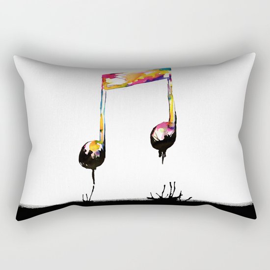 Feelings behind the darkness Rectangular Pillow