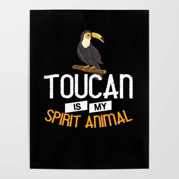 Toucan Bird Animal Tropical Cute Poster