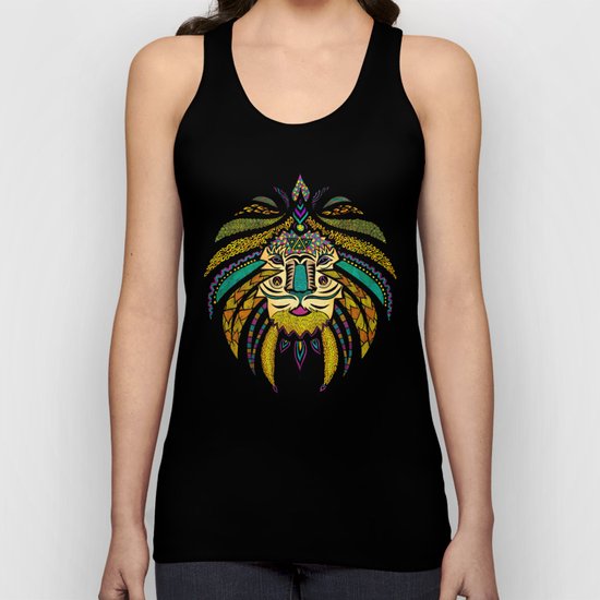 Emperor Tribal Lion Unisex Tank Top