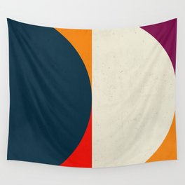 Geometric abstract / half circles Wall Tapestry