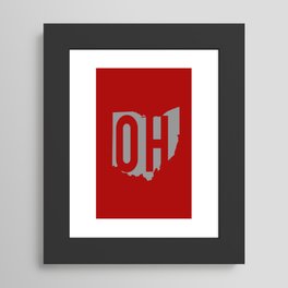 Ohio State Pride Framed Art Print
