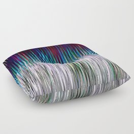 Distorted Zigzag Floor Pillow