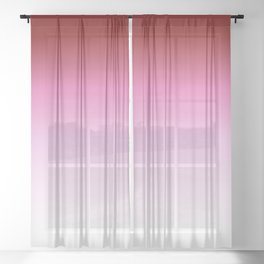 Sakura Ombre Top 2 Sheer Curtain