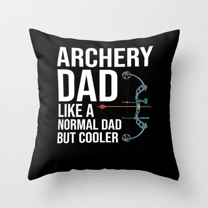 Archery Bows Arrows Deer Hunting Archer Throw Pillow