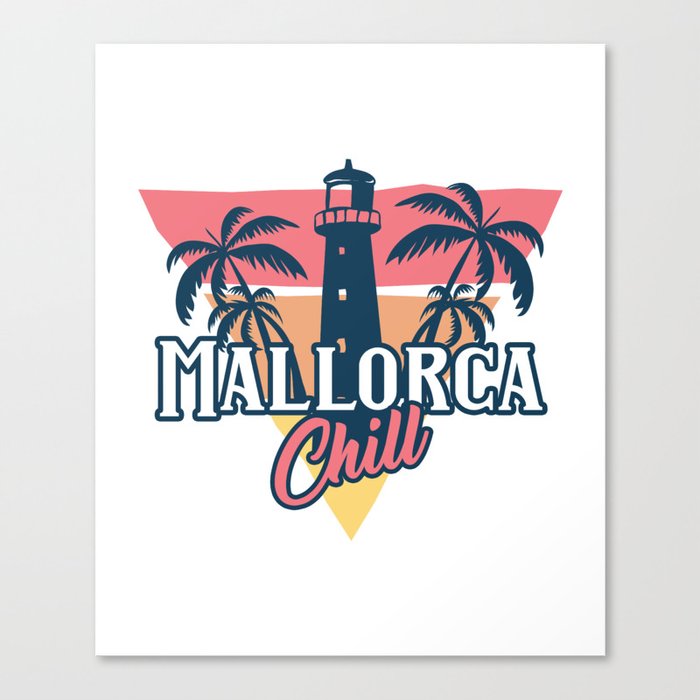 Mallorca chill Canvas Print