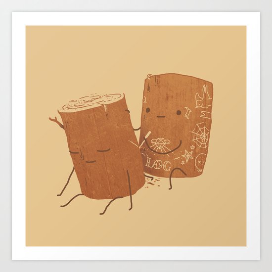 Loggy Modification Art Print