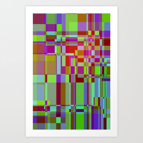 Pattern X Art Print