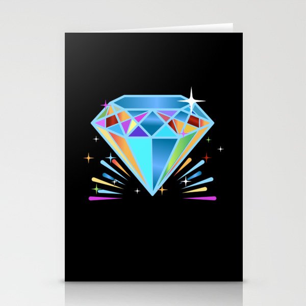 Diamond Gem Jewelry Stationery Cards