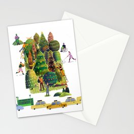 Christmas / Mini Central Park Artwork Stationery Card