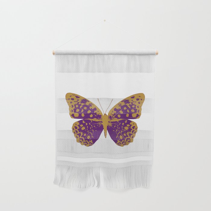 Purple Butterfly Wall Hanging