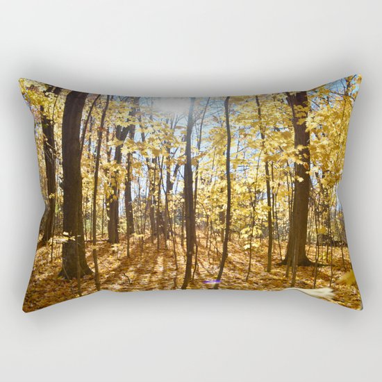 Bright fall day Rectangular Pillow