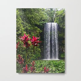 waterfalls Metal Print | Millamilla, Nature, Water, Color, Waterfall, Photo, Australia, Flowers 
