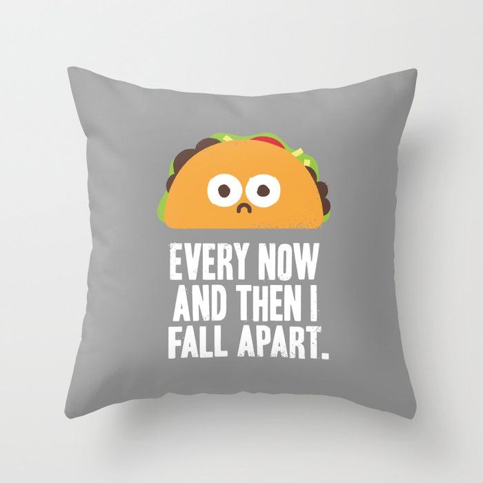 Taco Eclipse of the Heart Throw Pillow