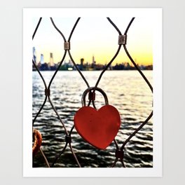 Love-Locked  Art Print