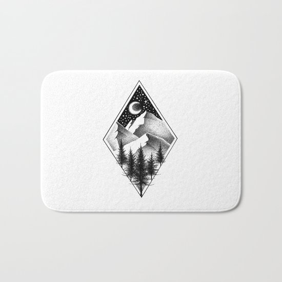NORTHERN MOUNTAINS III Bath Mat