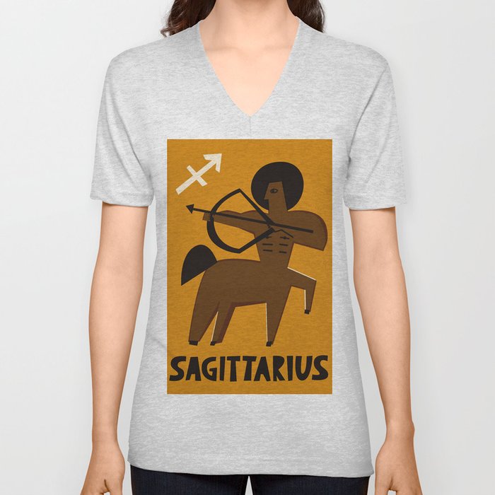 Sagittarius V Neck T Shirt